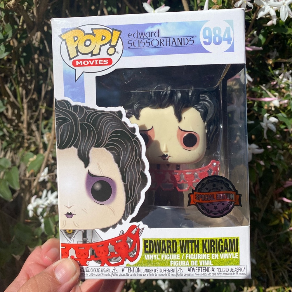 Edward Scissorhands With Kirigami Funko Pop